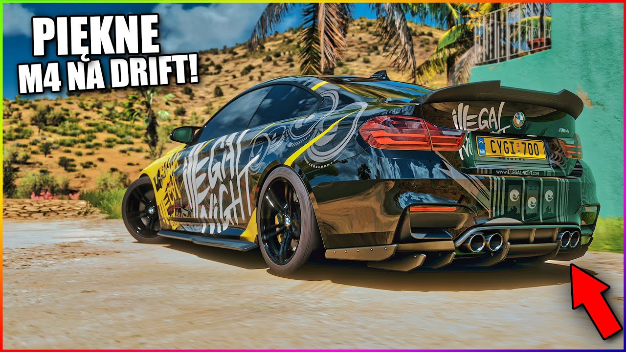 BMW M4 pod drift! Sprawdźcie tuning u siebie / Forza Horizon 5