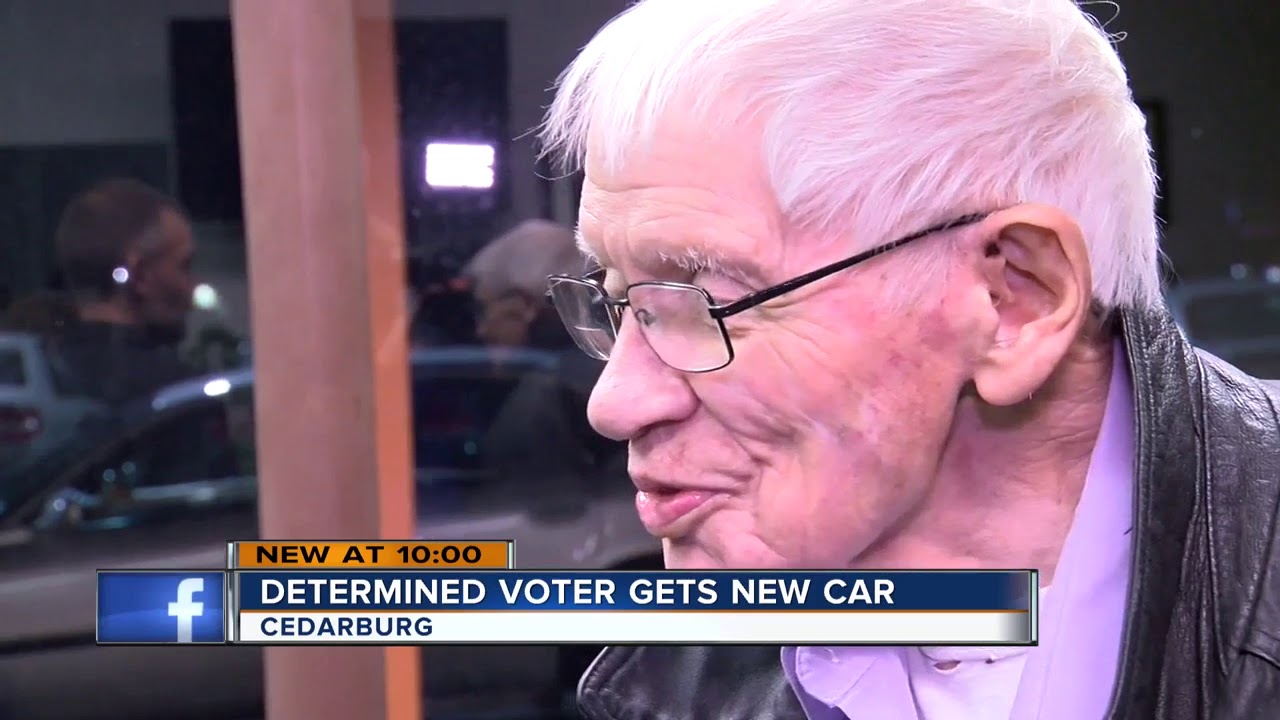 Community buys new car for elderly voter who crashed on Election Day