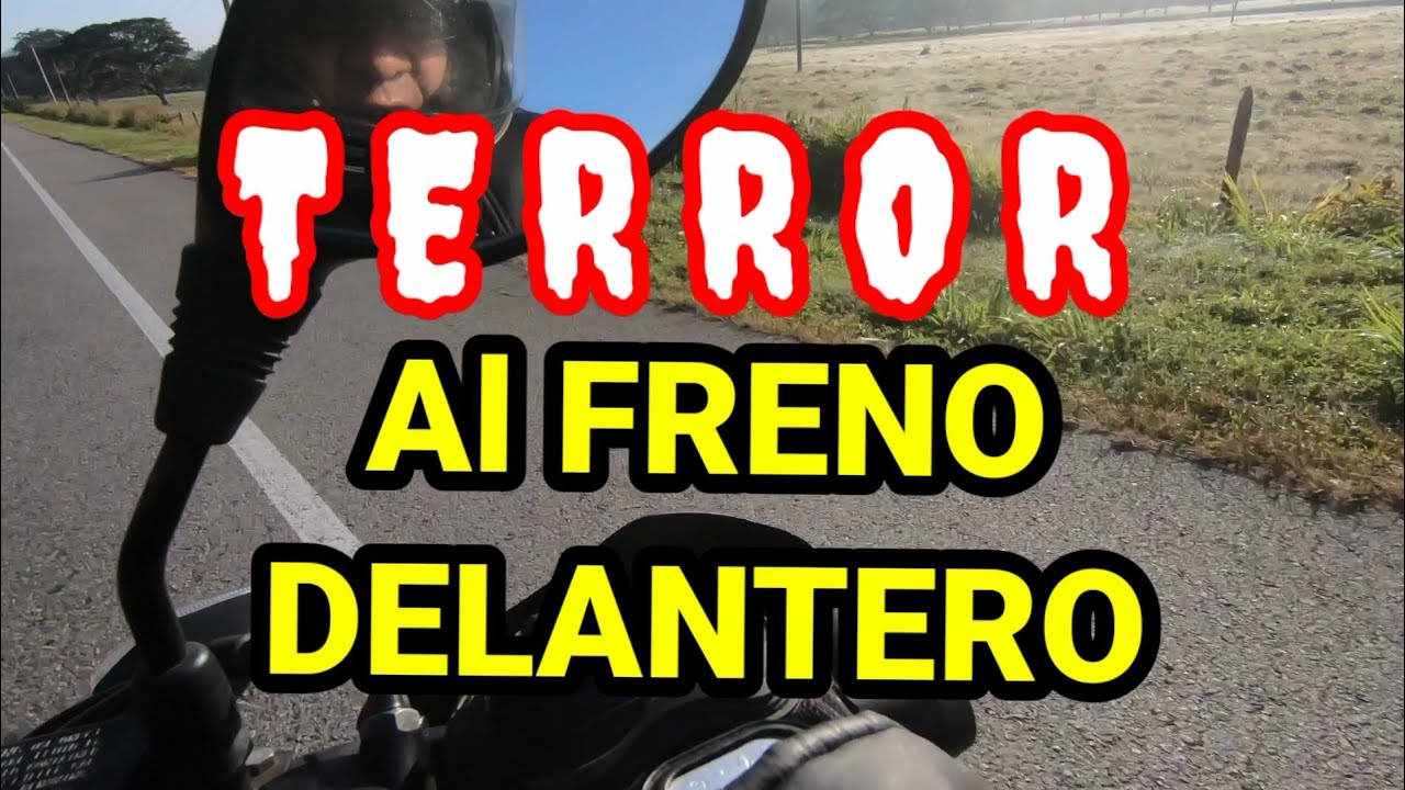 APRENDE A USAR EL FRENO DELANTERO.  (evita caídas)