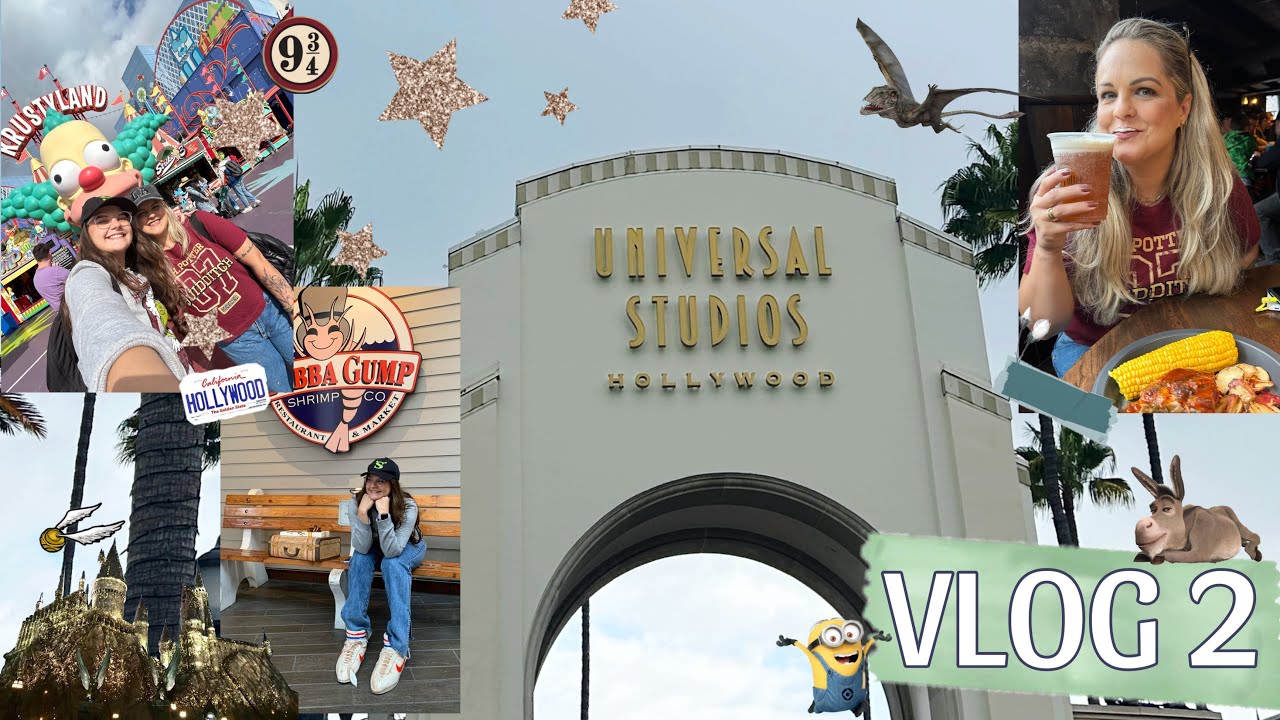 Vlog 2 - Califórnia - Universal Studios Hollywood, Bubba Gump, CityWalk - EP 2 Califórnia
