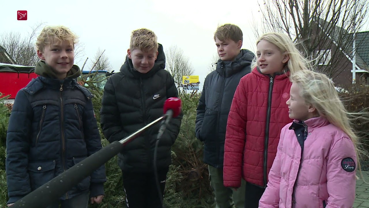 Kerstbomen worden aan huis versnipperd in Dronten