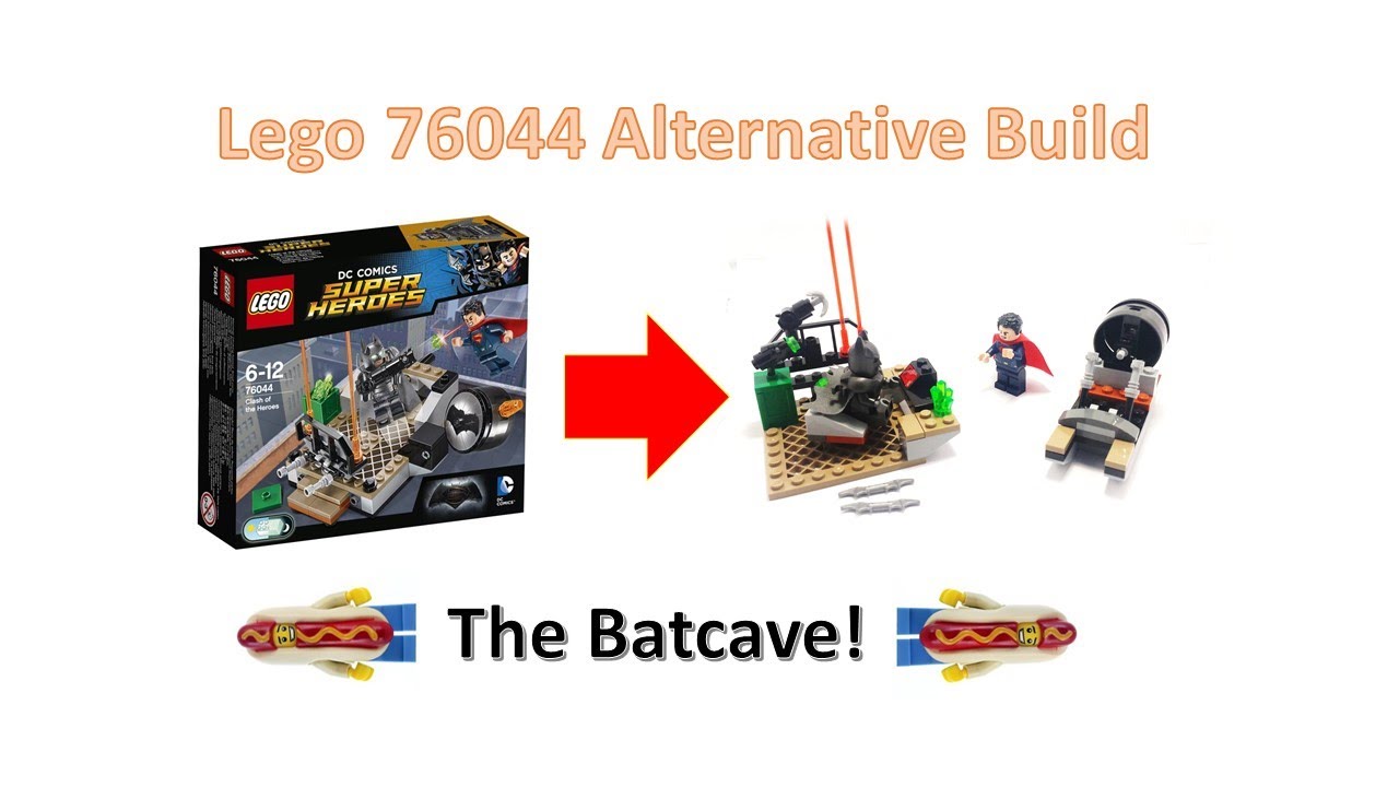 Lego 76044 Alternative Build - The Batcave!! + Building instructions!!