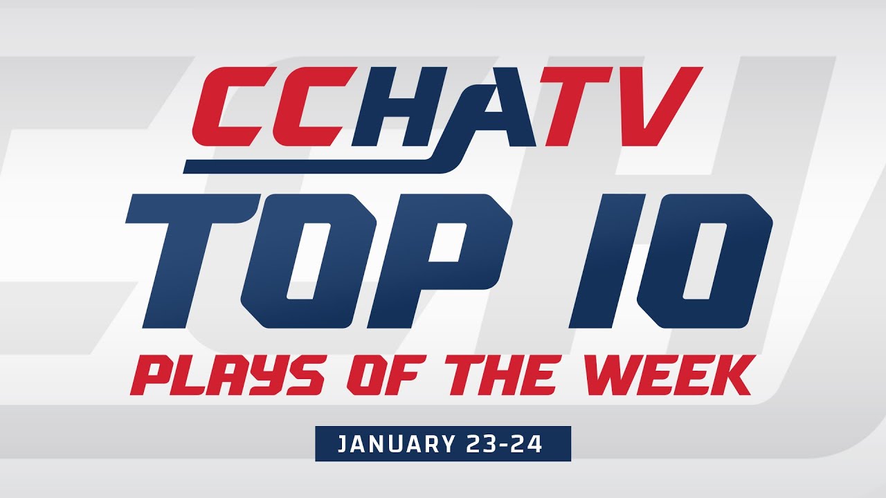 CCHA Top 10 Plays of the Week (Jan. 23-24)