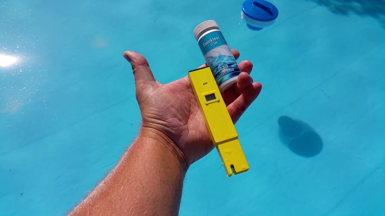 pH Wert messen im Pool