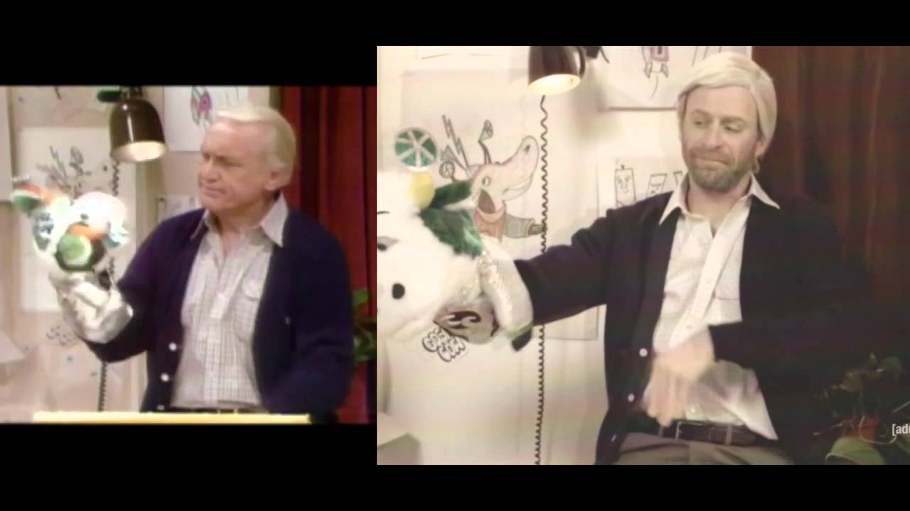 Side by Side of the Too Close For Comfort intro and parody