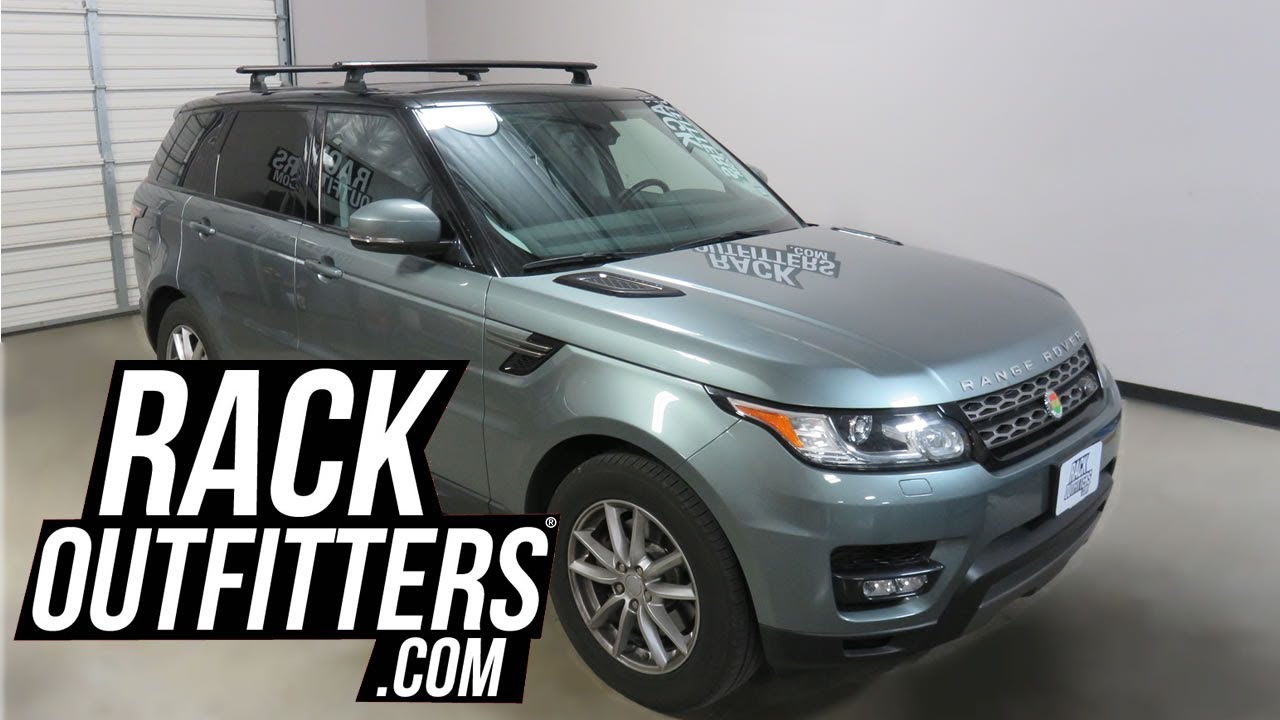 Land Rover Range Rover Sport with Rhino-Rack Vortex Aero Roof Rack on RTS Tracks