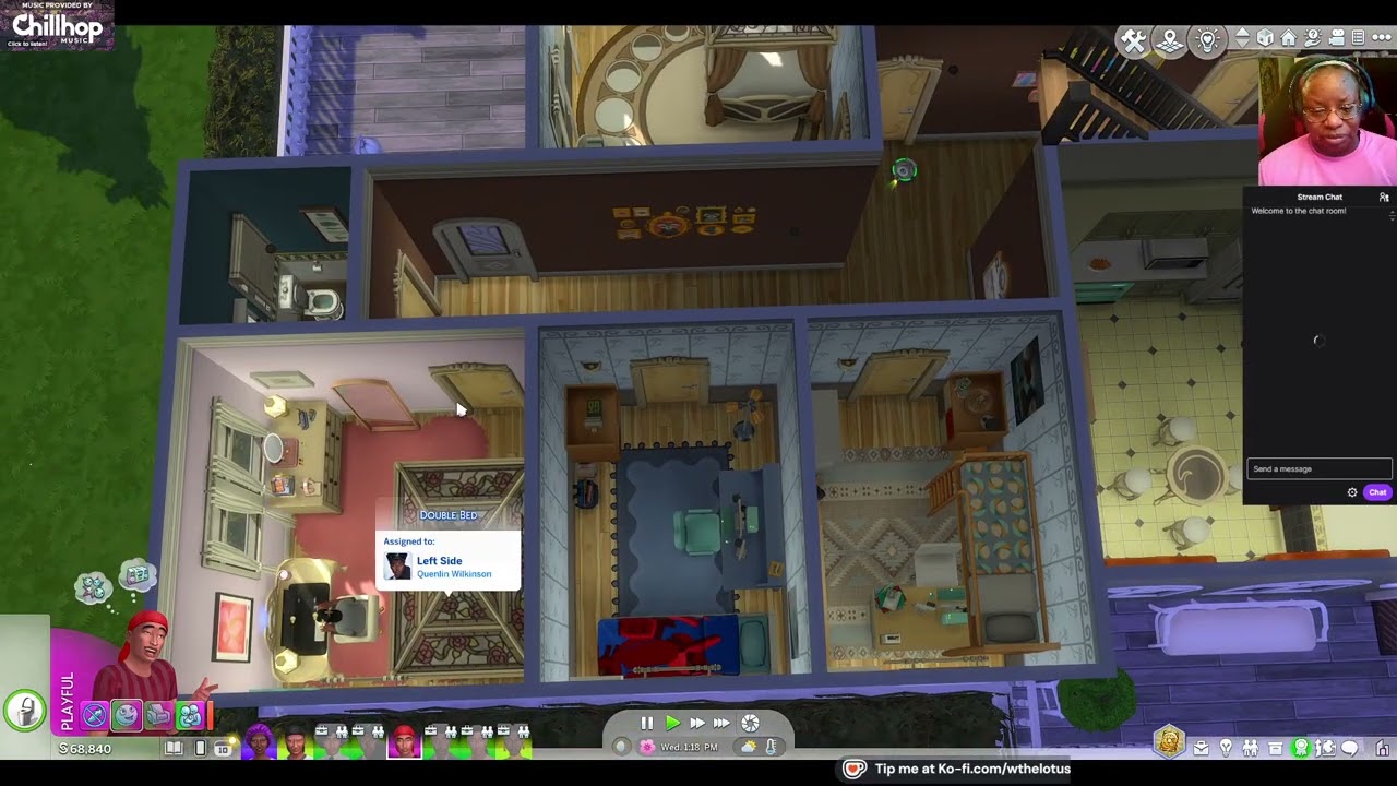 Sims 4 Twitch Stream:  2026 February 4 - Harley's Bunch Spellcaster Household