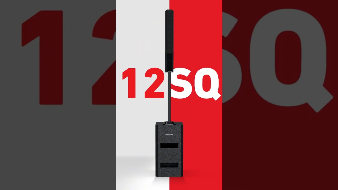 Audiobahn | Electro 12SQ | Columna de audio profesional | Con subwoofer amplificado clase D.