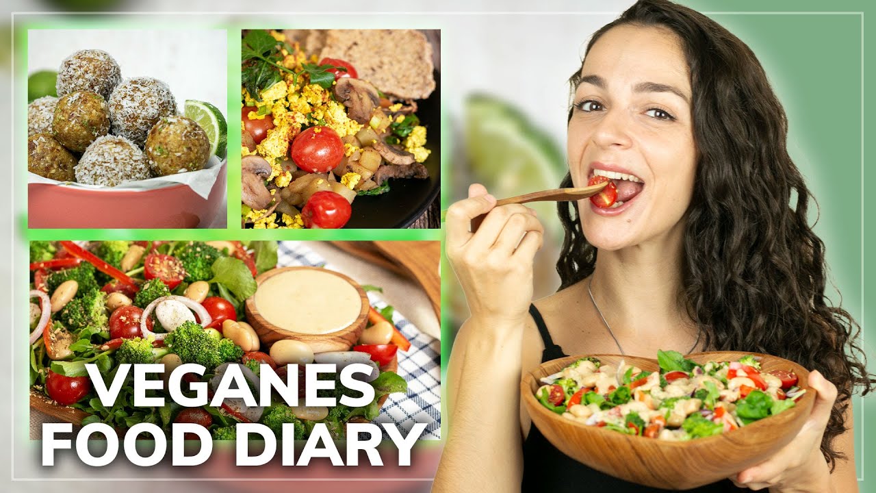 What I Eat in a Day | Was ich an einem Tag esse + 3 vegane Rezepte 🍉🥗