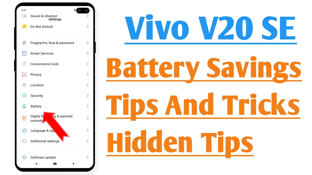 Vivo V20 SE Battery Saving Hidden Tips And Tricks