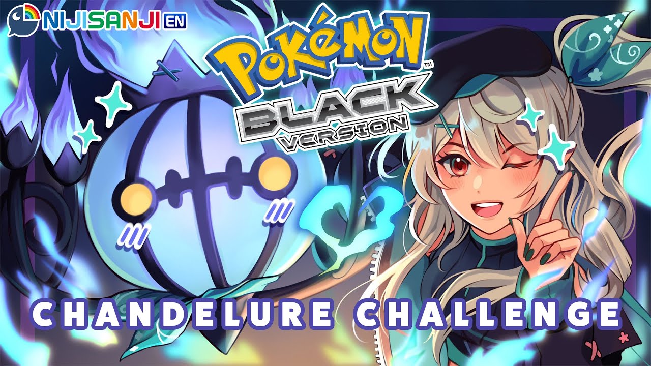 【POKEMON BLACK: CHANDELURE CHALLANGE】hatching our new family【NIJISANJI EN | Pomu Rainpuff】