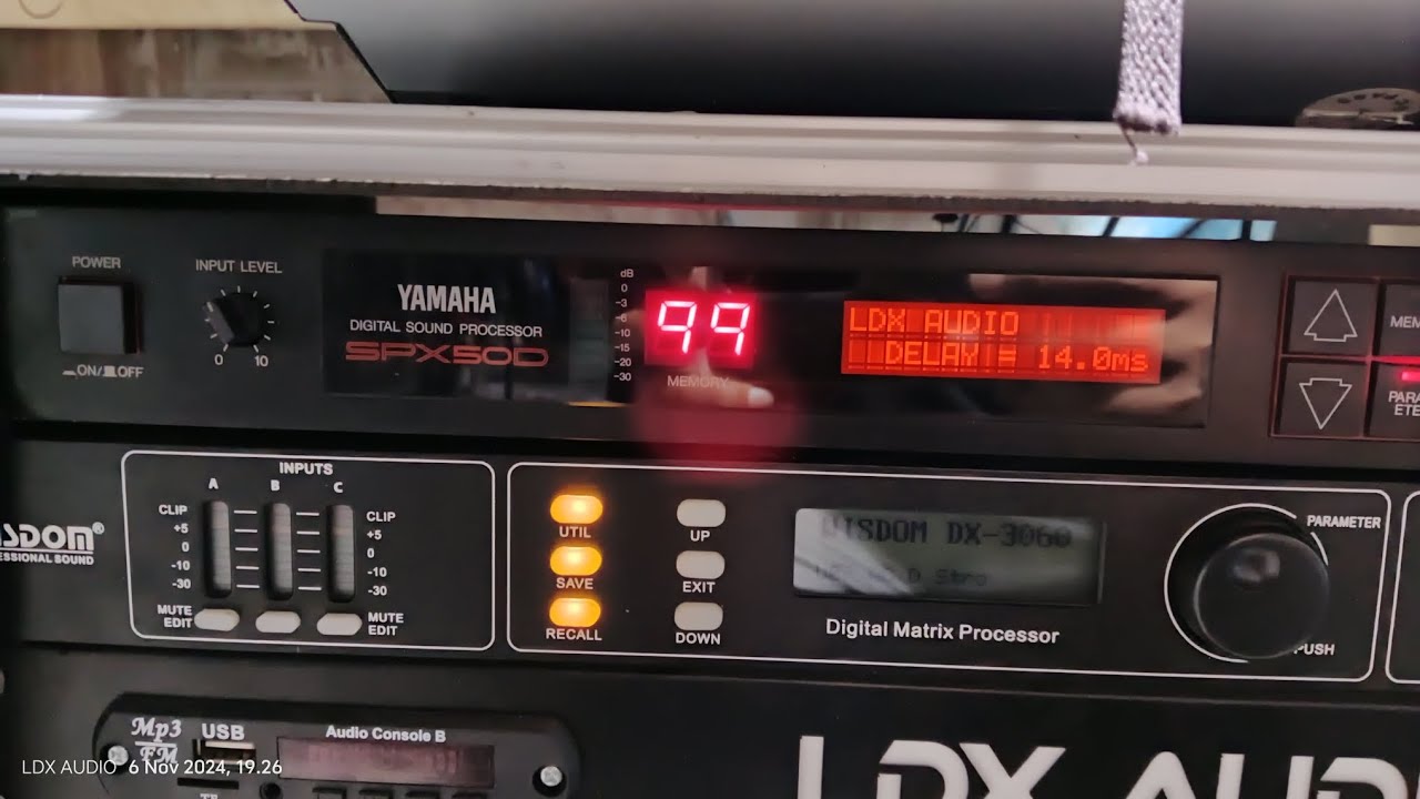 Setting efek vocal reveb pakai yamaha spx 50d