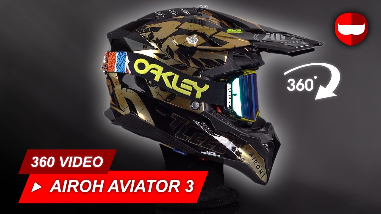 Airoh Aviator 3 TC222 The Legend - Showcase