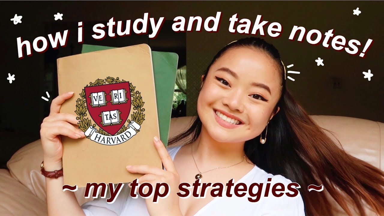 how i take notes + study at harvard! | christine lee