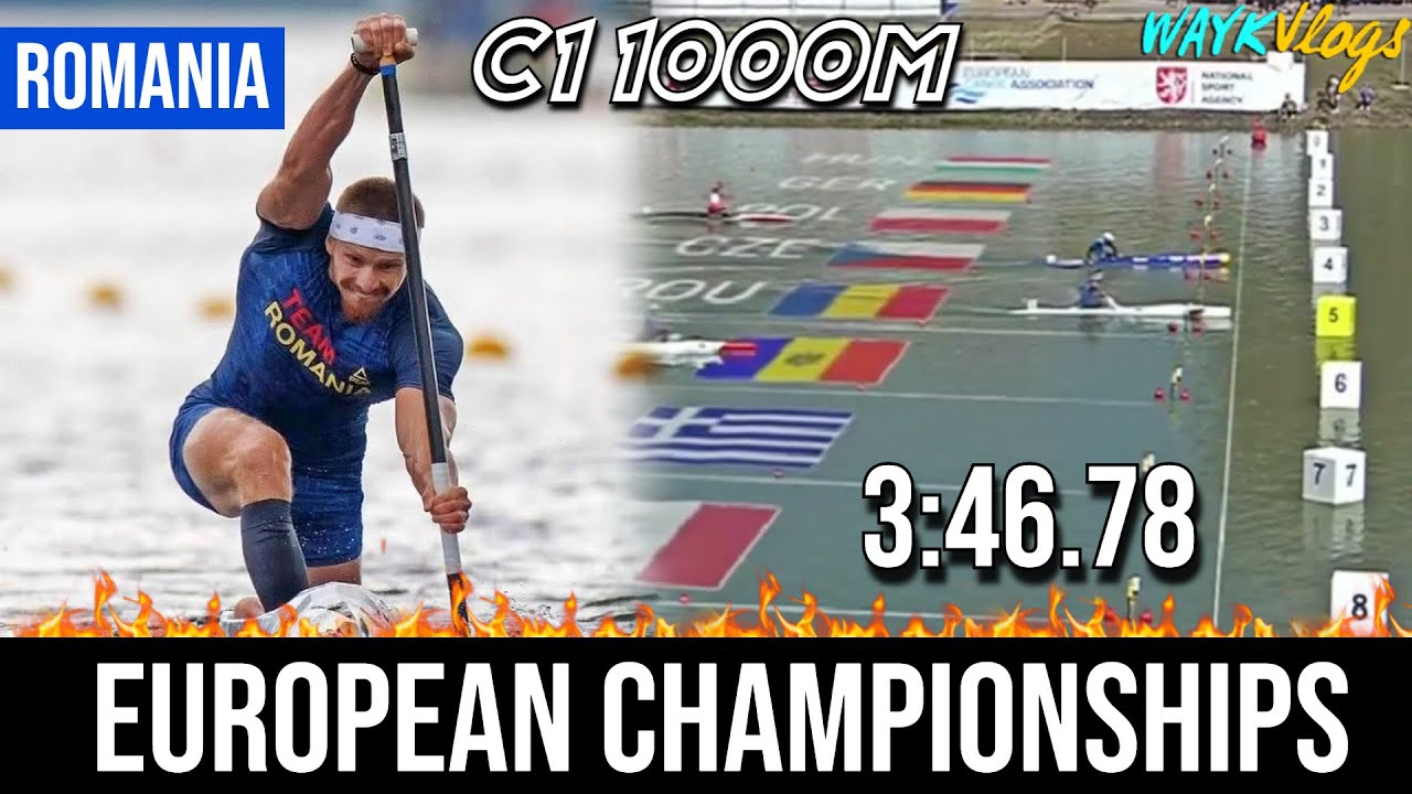 C1 1000M FINAL A 🚀 Catalin CHIRILA vs Martin FUKSA 💀 KayakSprint European Championships Racice 2025