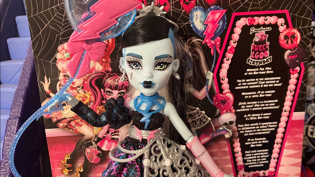 MONSTER HIGH SCARY SWEET BIRTHDAY FRANKIE STEIN DOLL REVIEW AND UNBOXING