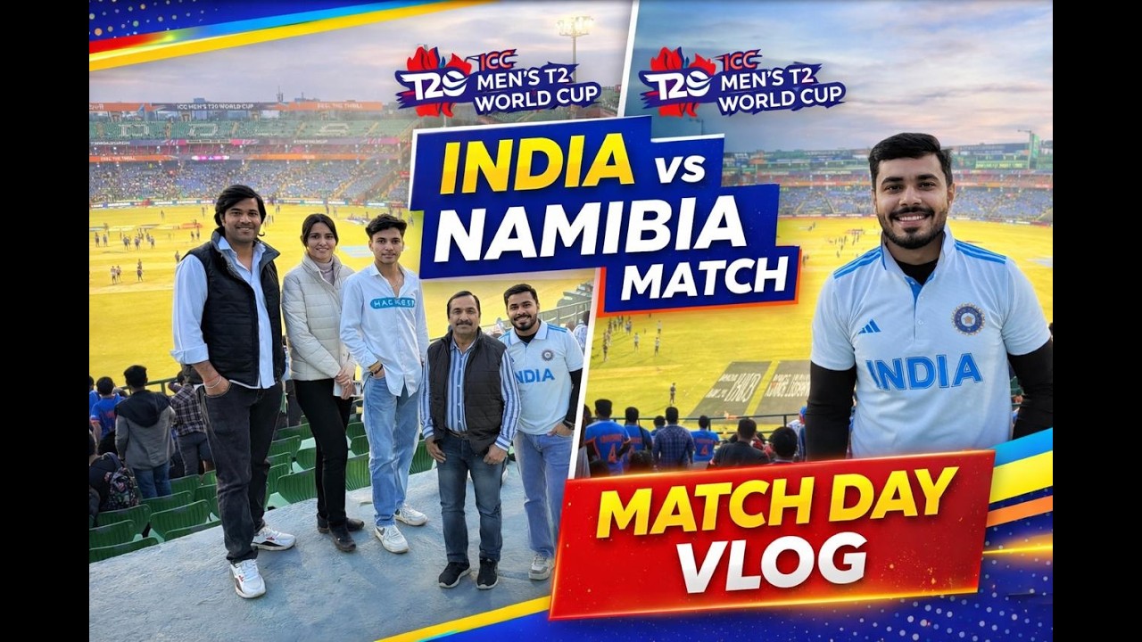 T20 World Cup 2026 | India vs Namibia | arun jaitley stadium DELHI
