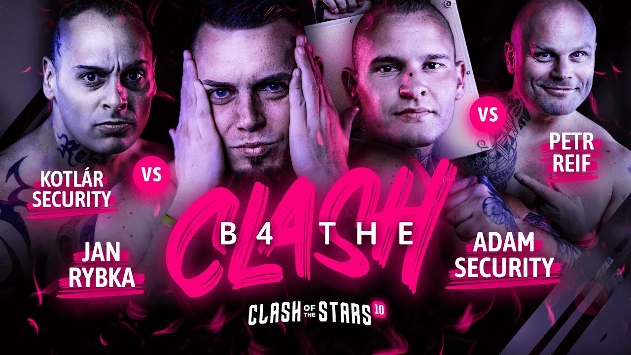 🔴 B4THECLASH: Kotlár Security + Jan Rybka 🆚 Adam Security + Petr Reif (živě)
