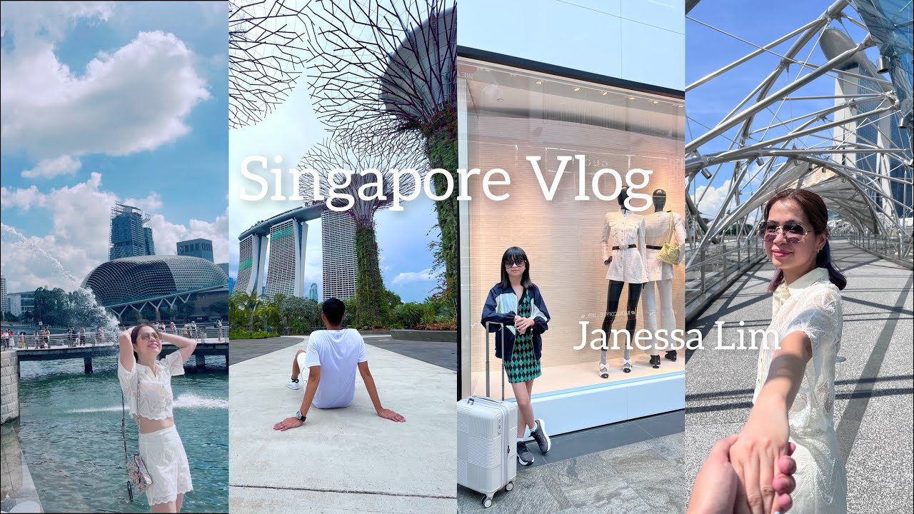 Singapore Vlog | Janessa Lim in Merlion park 