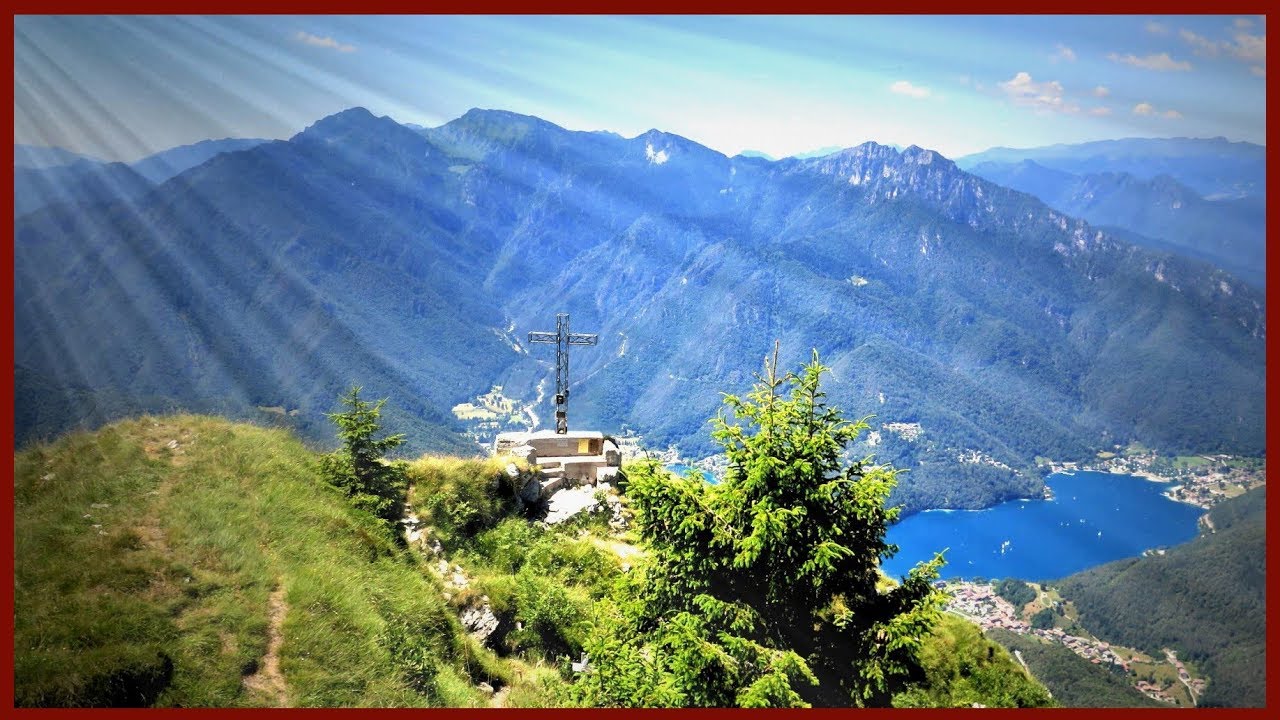Cima D'oro 1.802 m Ledrosee, Mezzolago - Bergtour in den Gardaseebergen