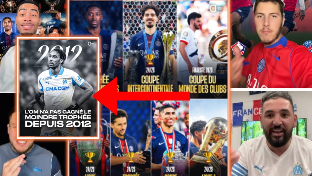 🤣🤣 LES MARSEILLAIS EN ROUE LIBRE : AUCUN TROPHÉE DEPUIS 2012 ❌🏆🔥😂