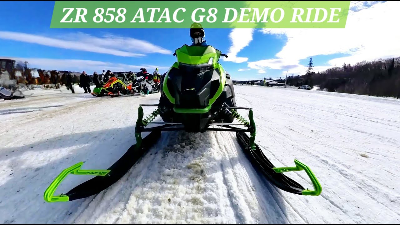2025 Arctic Cat ZR 858 Catalyst Demo Rides