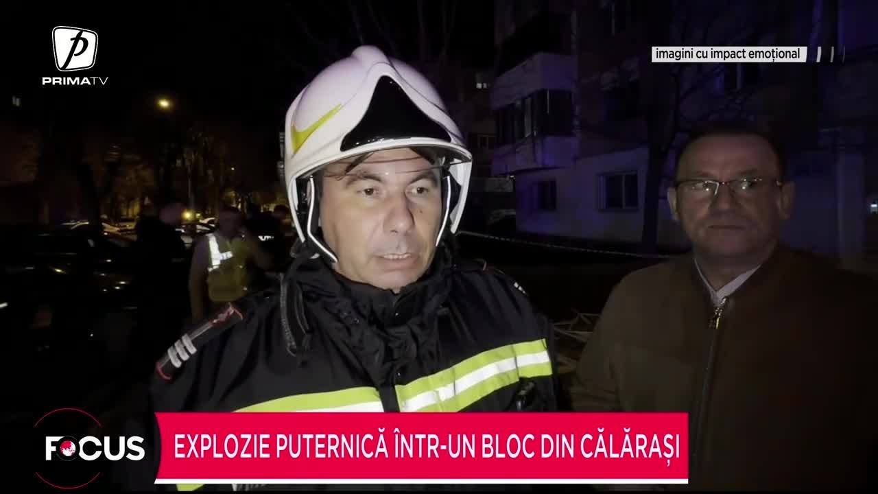 Explozie puternică într-un bloc din Călărași