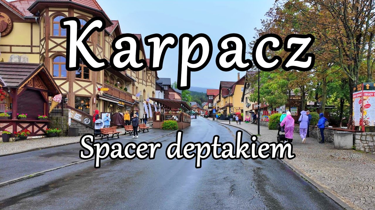 Karpacz spacer deptakiem