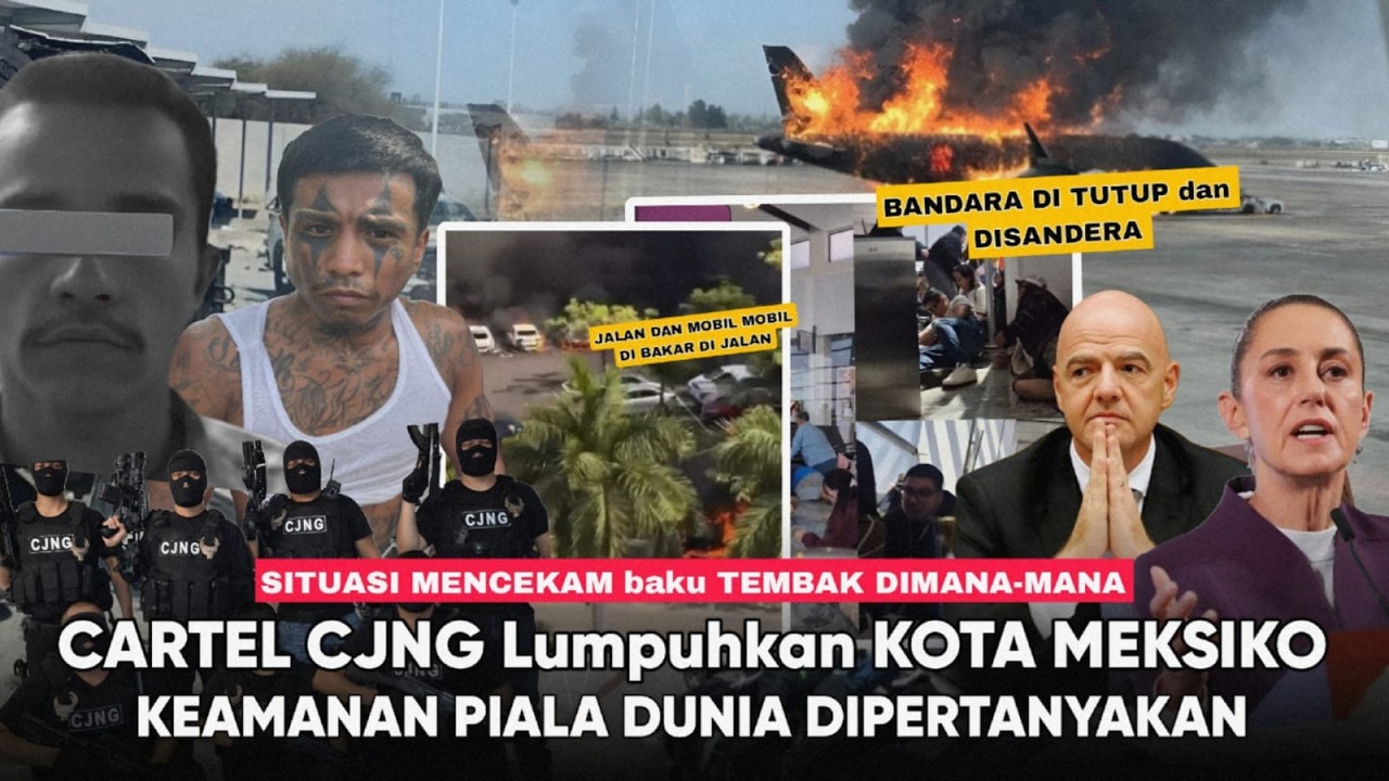 Meksiko MENCEKAM PILDUN 2026 Terancam !! Kartel CJNG Serang Bandara – FIFA Panik Berat!