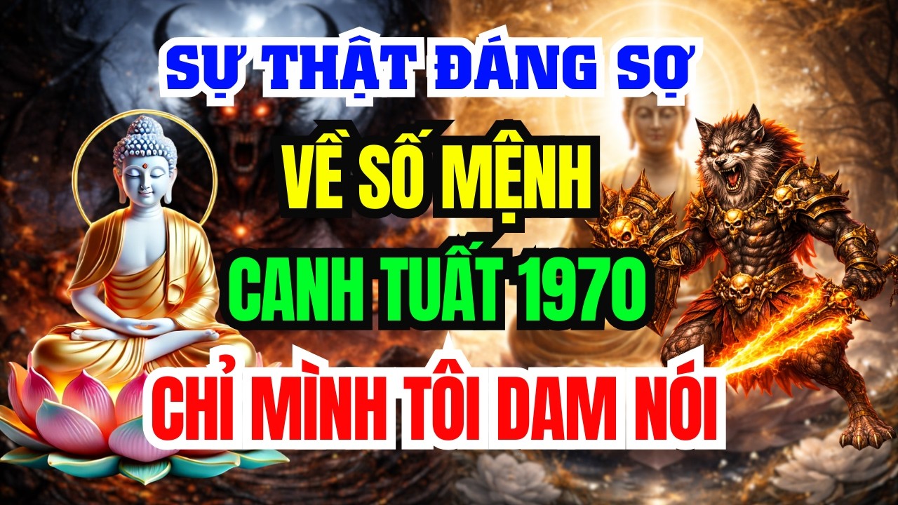 Thầy Pháp Hòa Tiết Lộ Về Căn Số Tuổi Canh Tuất 1970, Tiền Vận Gian Khổ Vất Vả - Hậu Vận Mới An Nhàn