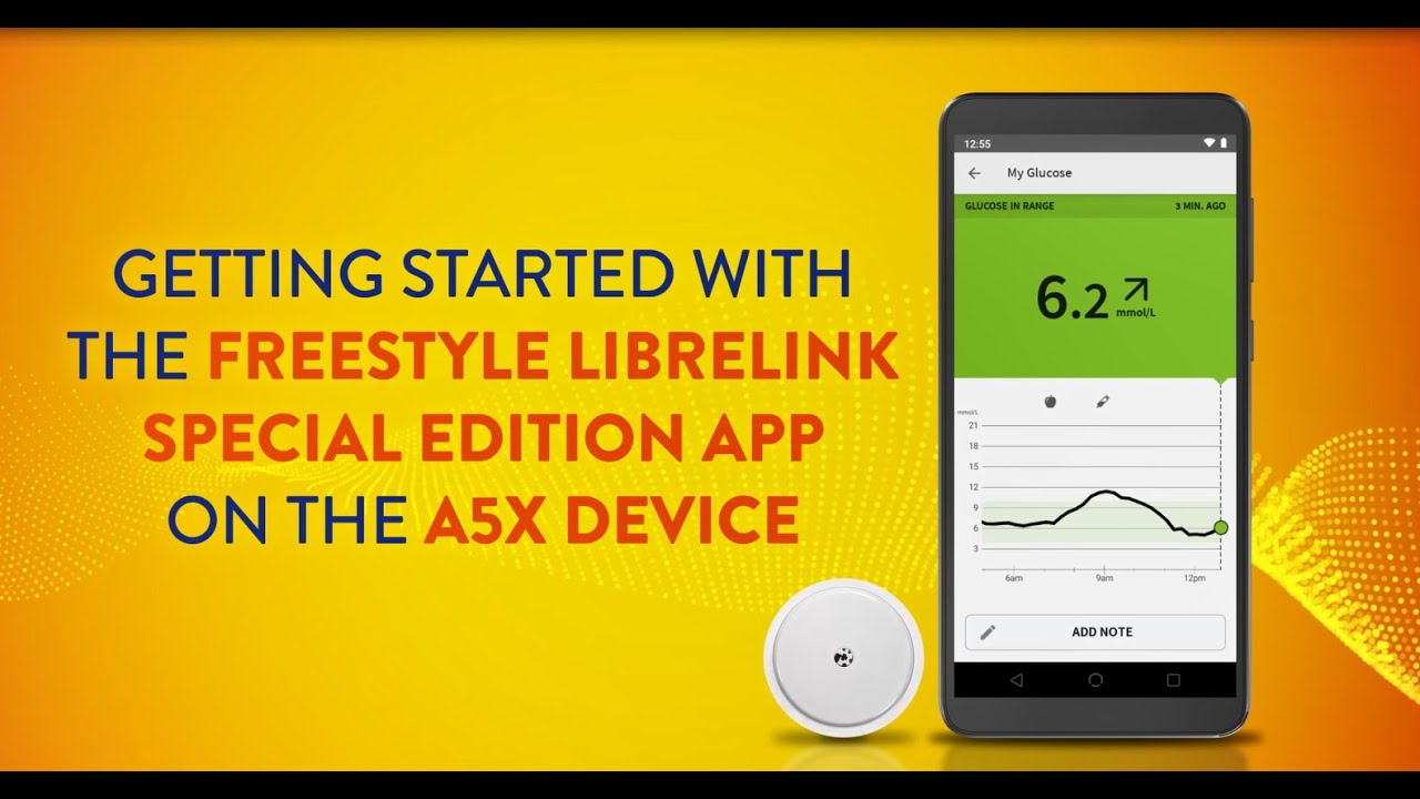 Getting Started with the FreeStyle LibreLink Special Edition App on the A5X Device