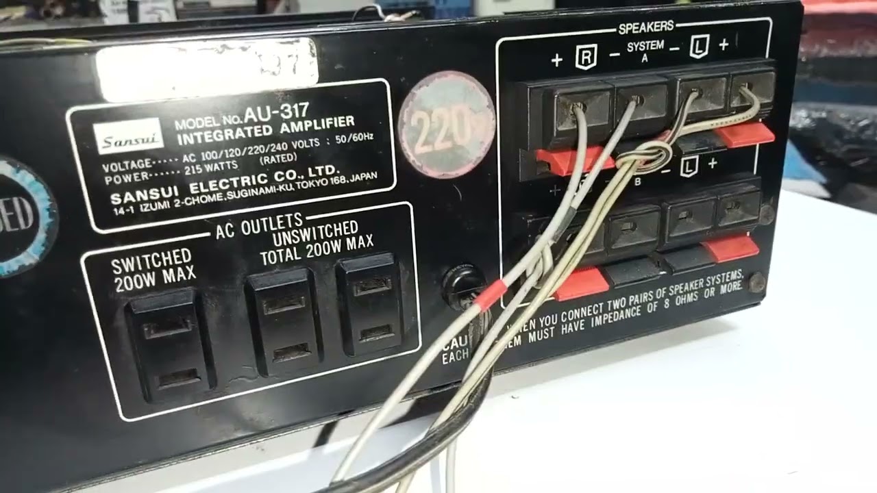 Sansui AU-317 AC220v 215w Tụ AudioHD 0964540075-ĐC:Số 26A/10-Đ.Quang Lãm-P.Phú Lương-TP Hà Nội.