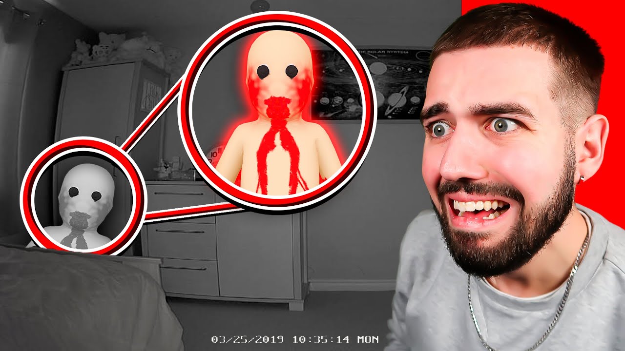 SCARY CRAZY BABY M'OBSERVE PENDANT QUE JE DORS… Il vient me voir en pleine nuit…