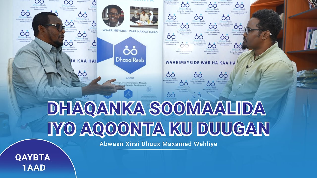 1/3 | Dhaqanka Soomaalida Iyo Aqoonta Ku Duugan | Abwaan Xirsi Dhuux Maxamed Wehliye.