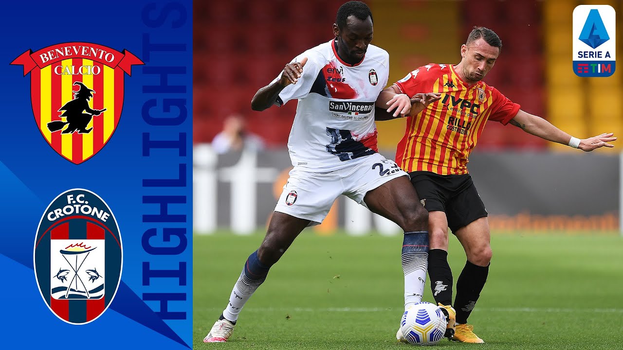 Benevento 1-1 Crotone | Simy's Last-minute Equaliser Cancels Out Lapadula's Opener! | Serie A TIM