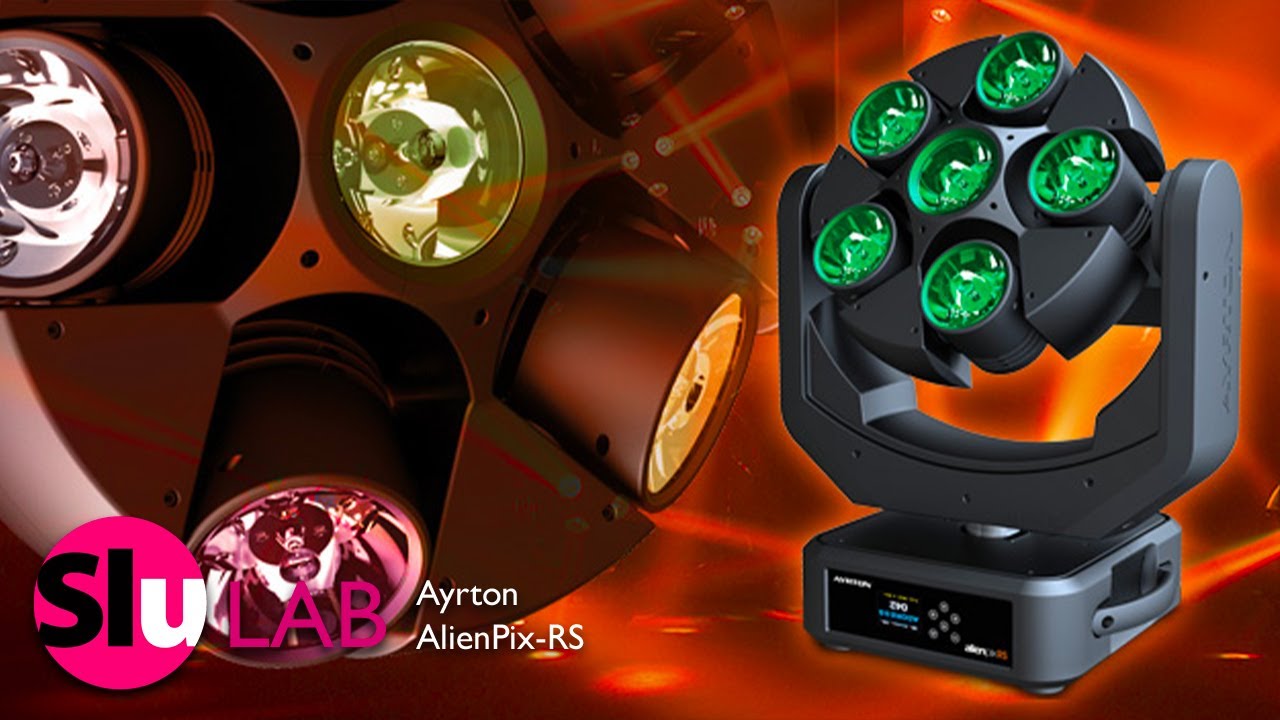 LAB 2016 // AlienPix-RS Ayrton : the beams, the 8 rotations and the colors