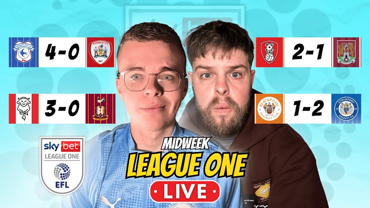 CARDIFF CRUISING! LINCOLN ONE STEP CLOSER! | LEAGUE ONE LIVE