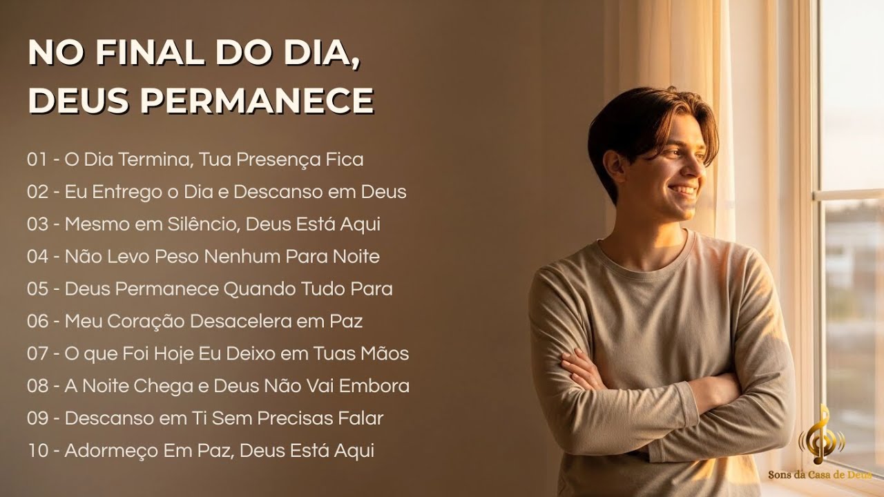 No Fim do Dia, Deus Permanece | Sons de louvor para descansar e seguir com Deus