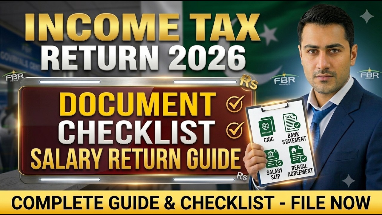 Salary Tax Return Filing 2026: Yeh Documents Pehle Tayar Karein! | FBR Checklist
