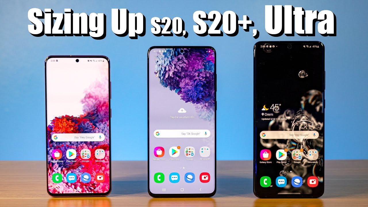 Unboxing & Size Comparison of the Galaxy S20, S20+ & S20 Ultra