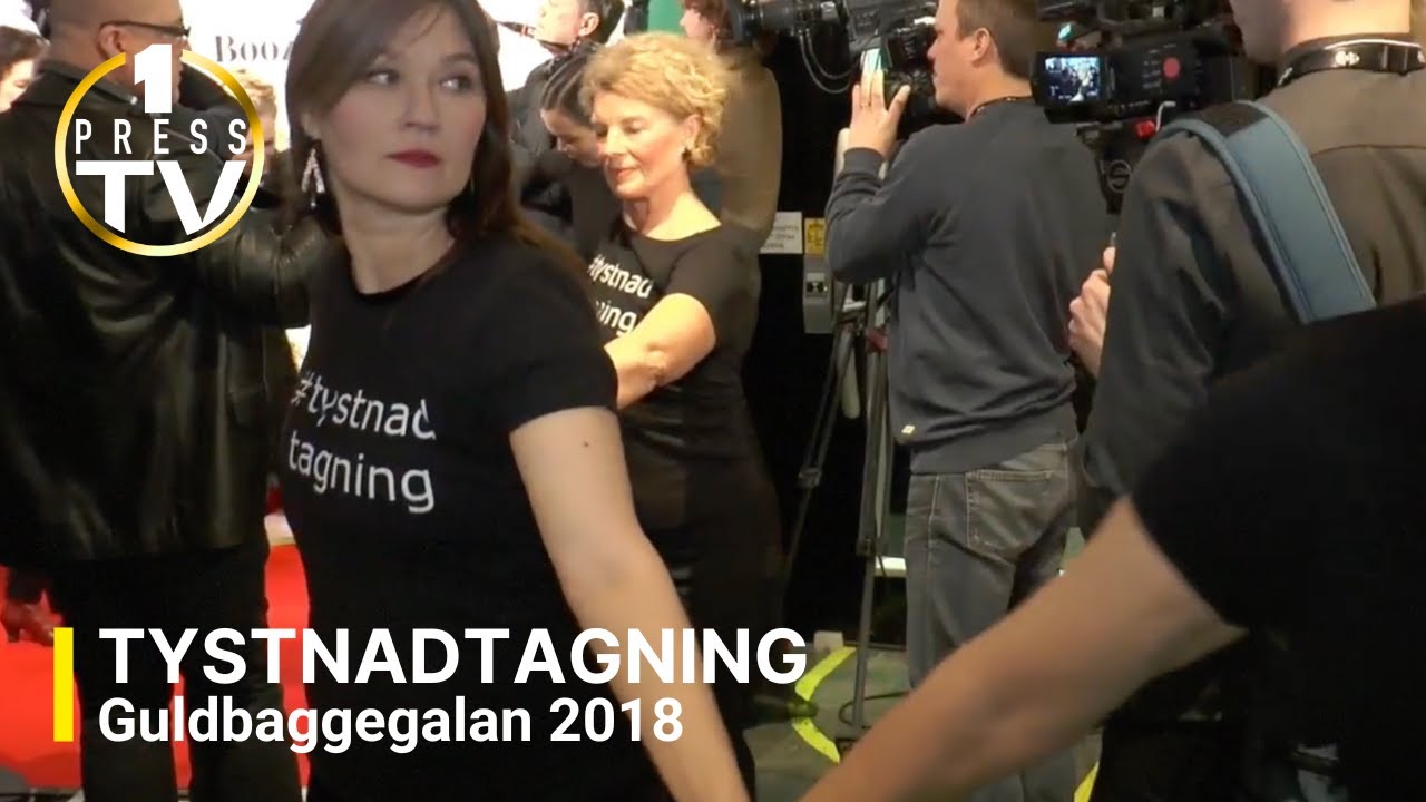 Tystnad tagning på Guldbaggegalan 2018