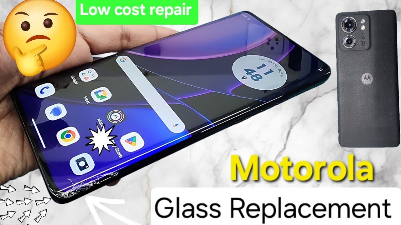 Motorola Edge 40 Glassscreen Change. मोटोरोला edge 40 का ग्लास चेंन्ज केसे करे.