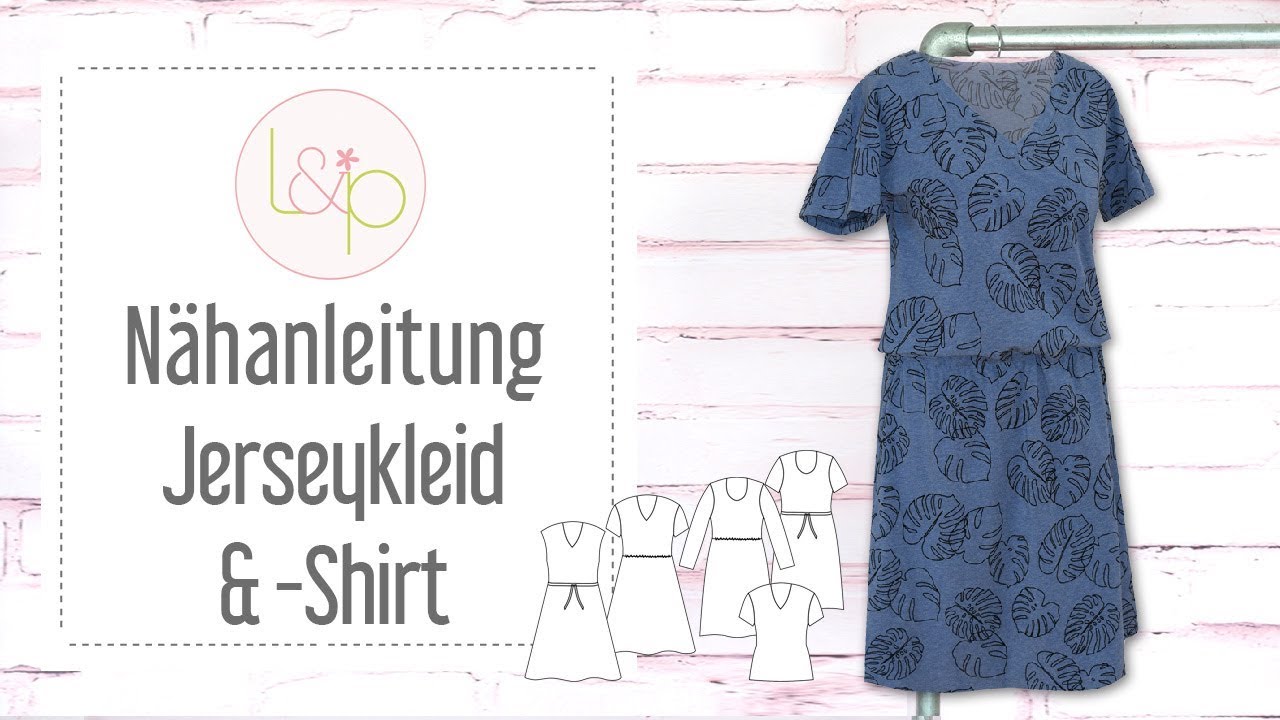 Nähanleitung lillesol Jerseykleid & -Shirt - ein leichtes Sommerkleid nähen