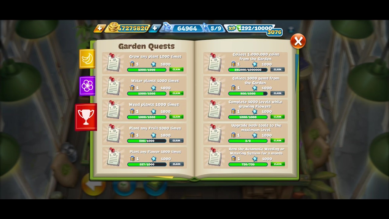 Cooking Fever - The Garden Rewards