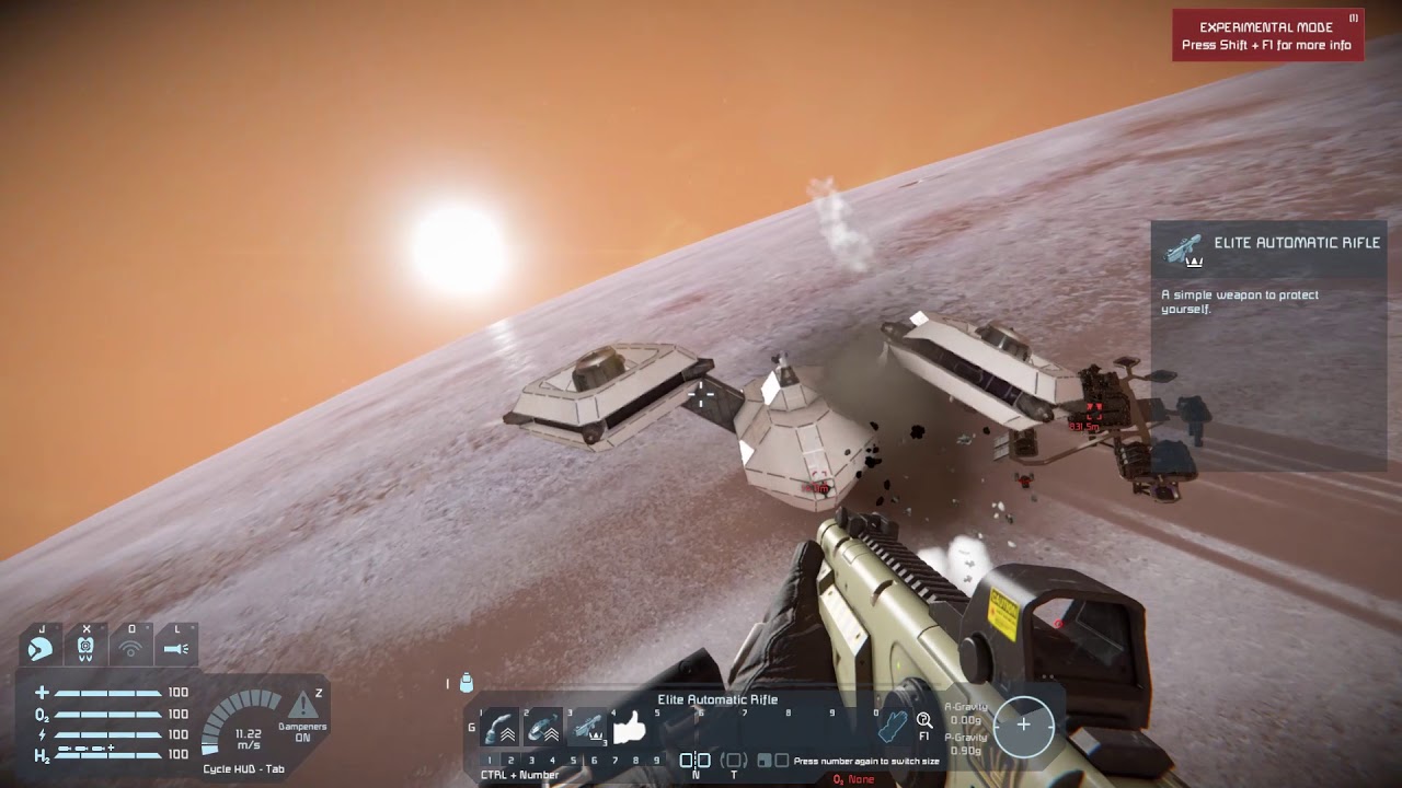 Space Engineers - Capturing a District Headquarters With Only A Rifle (Outdated)
