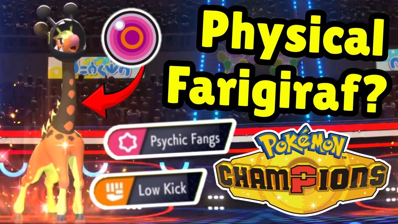 СОКРУШИТЕЛЬНЫЙ УРОН от Farigiraf! Соревновательные рейтинговые битвы Pok&eacute;mon Champions VGC!