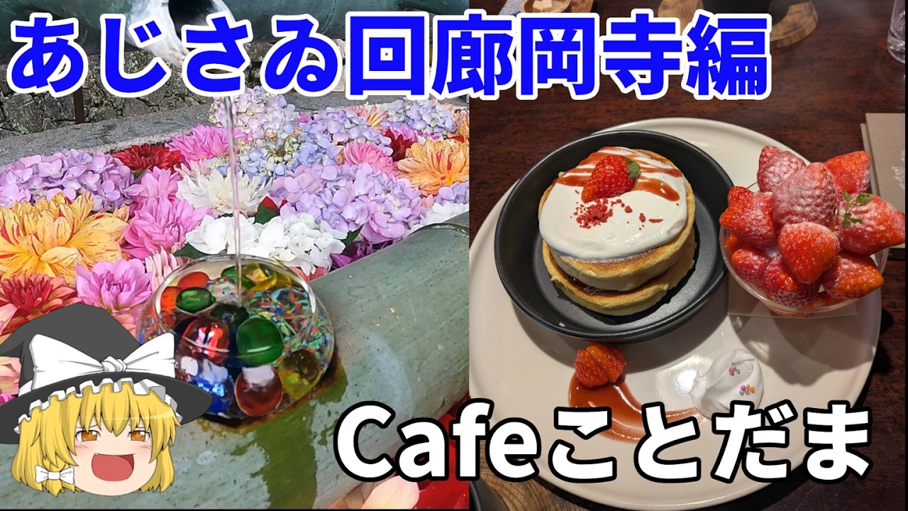 【ゆっくり実況】あじさい回廊岡寺編とカフェことだま奈良観光へ
