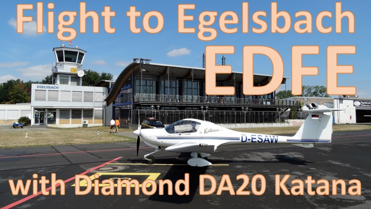 ✈ Flug nach Egelsbach mit einer Diamond DA20 Katana
