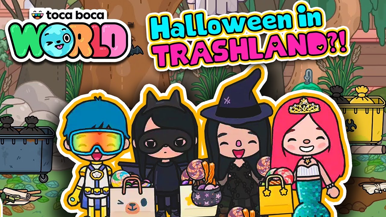 Halloween in TRASHLAND?! - Toca Life World
