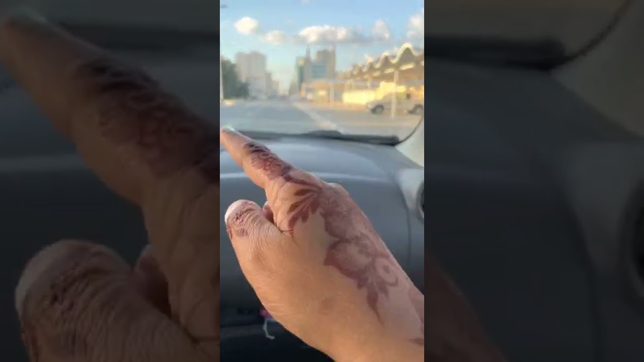 شرح البدءباختبارالشارع خطواط الخروج لاول طالبه من المرورمع مدربه فاطمة بشرلتجنب الرسوب0508919646